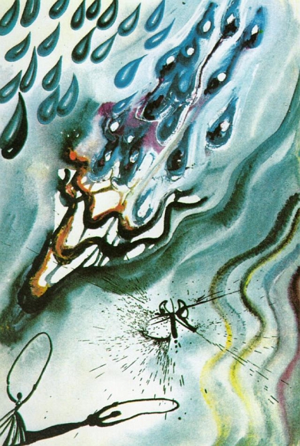 1969_04 The Pool of Tears.Illustration for Alice in Wonderland by Lewis Carroll in an Edition Published by Maecenas Pres New York 1969.jpg